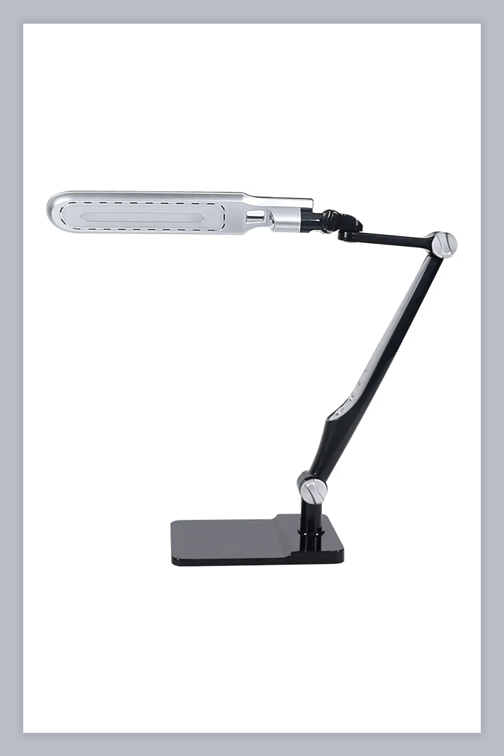 Desk Lamp, Adjustable-Eye Caring Desk Light with Clamp & Base.