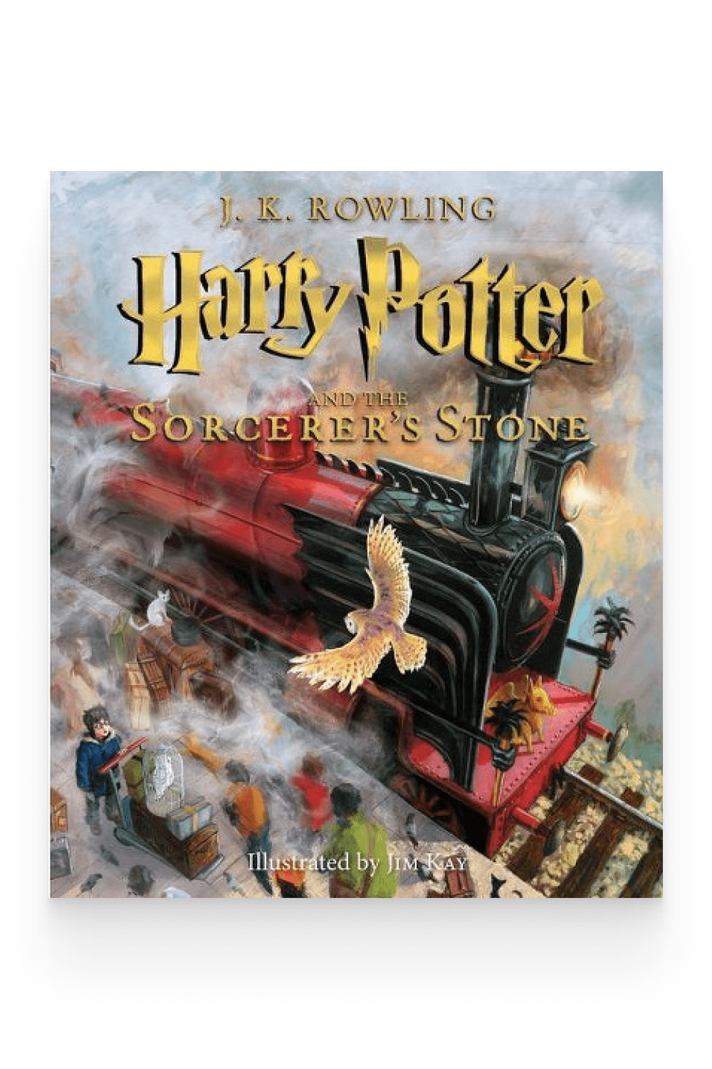 Cover of the book Harry Potter and the Sorcerer Stone.