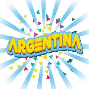 New Year Argentina Vector Template Design Bundle preview image.