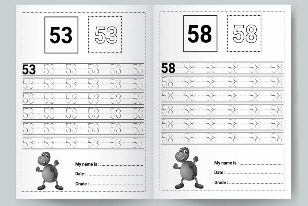 Number Tracing KDP Interior - MasterBundles