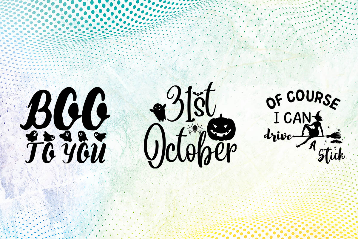 Halloween Quotes SVG Bundle preview image.