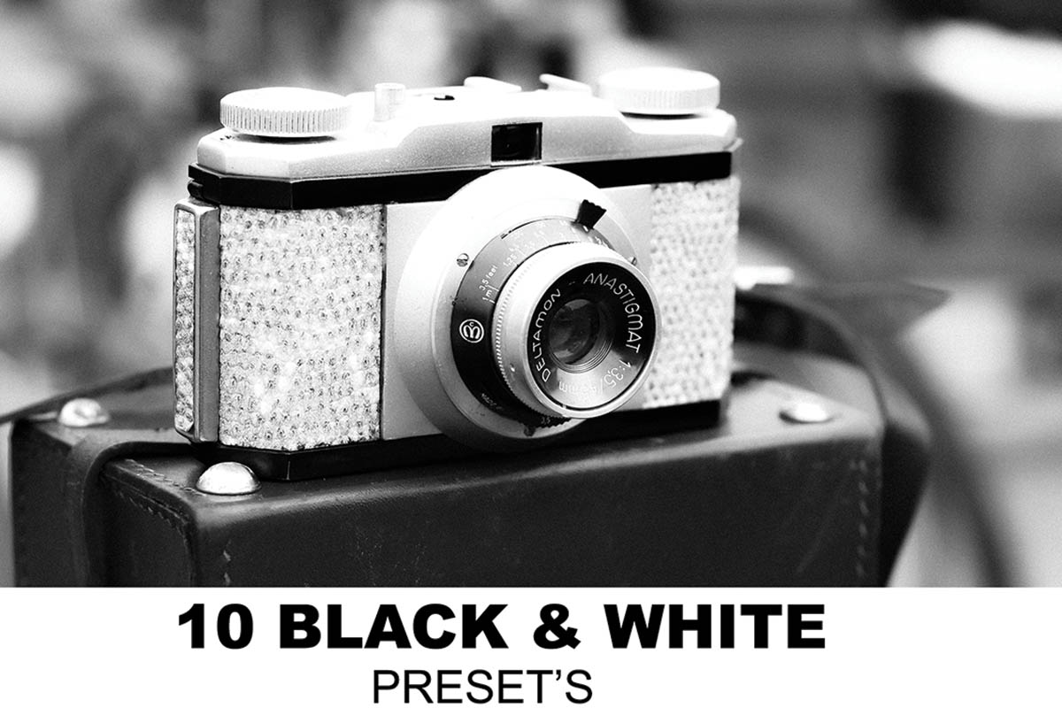 Black and White Presets preview image.