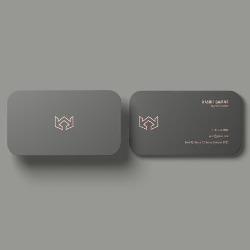 Modern Luxury Simple Business Card Template image cover.