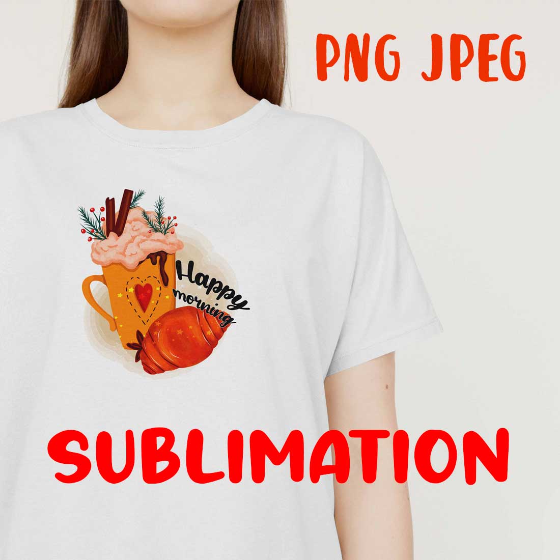 Happy Morning PNG Sublimation cover image.