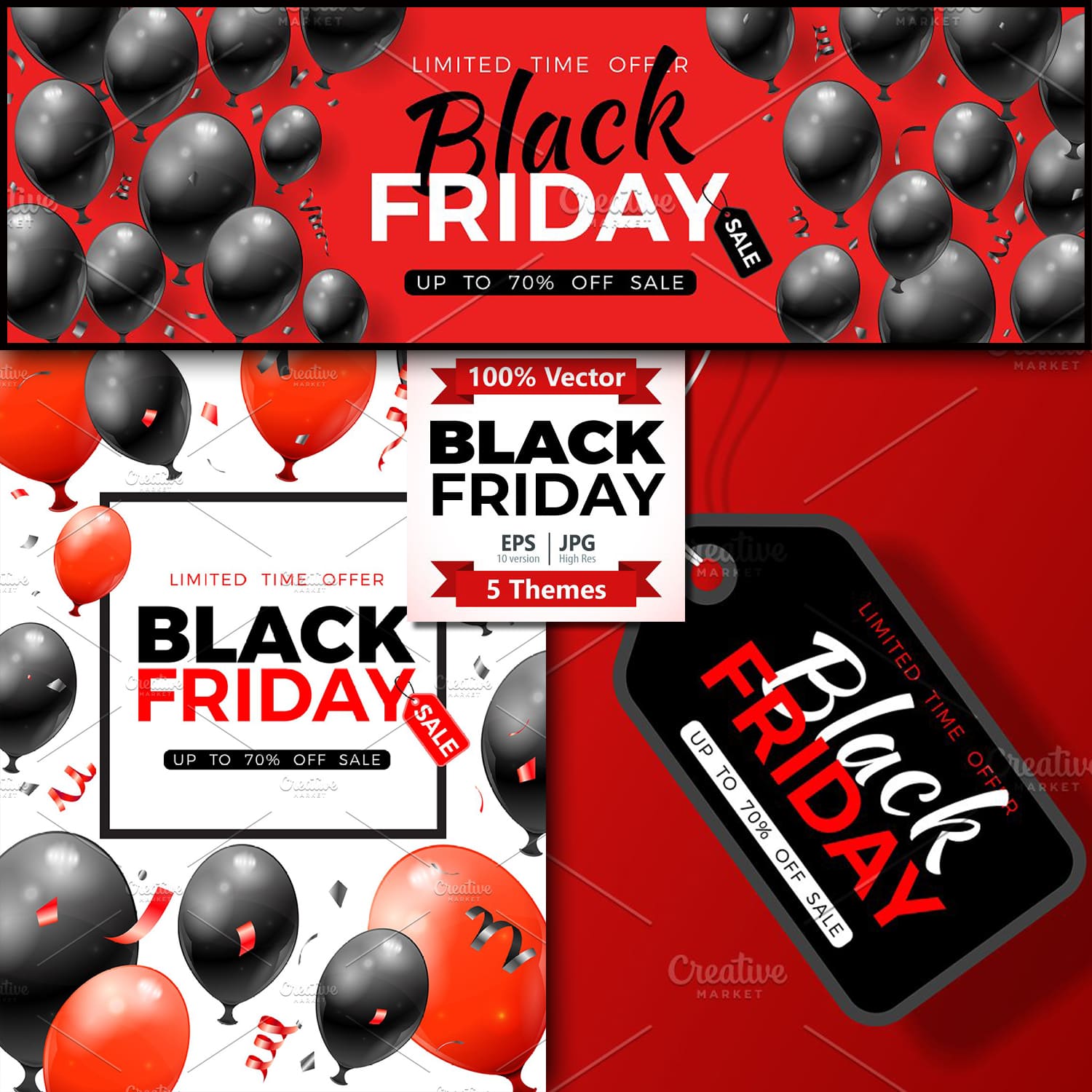 Black Friday Sale Banners cover.