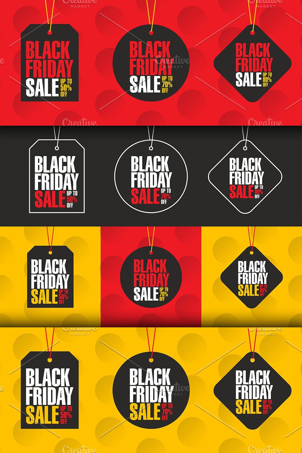 Black Friday Banners - Pinterest.