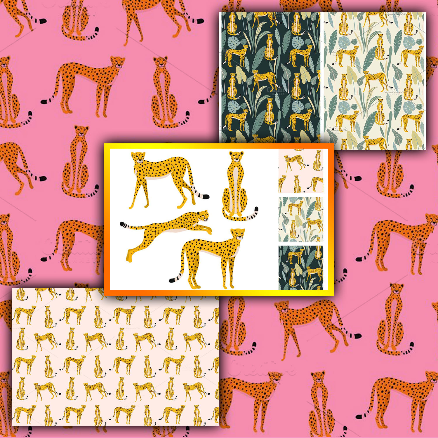 Collection Of Leopards And Patterns Cover.