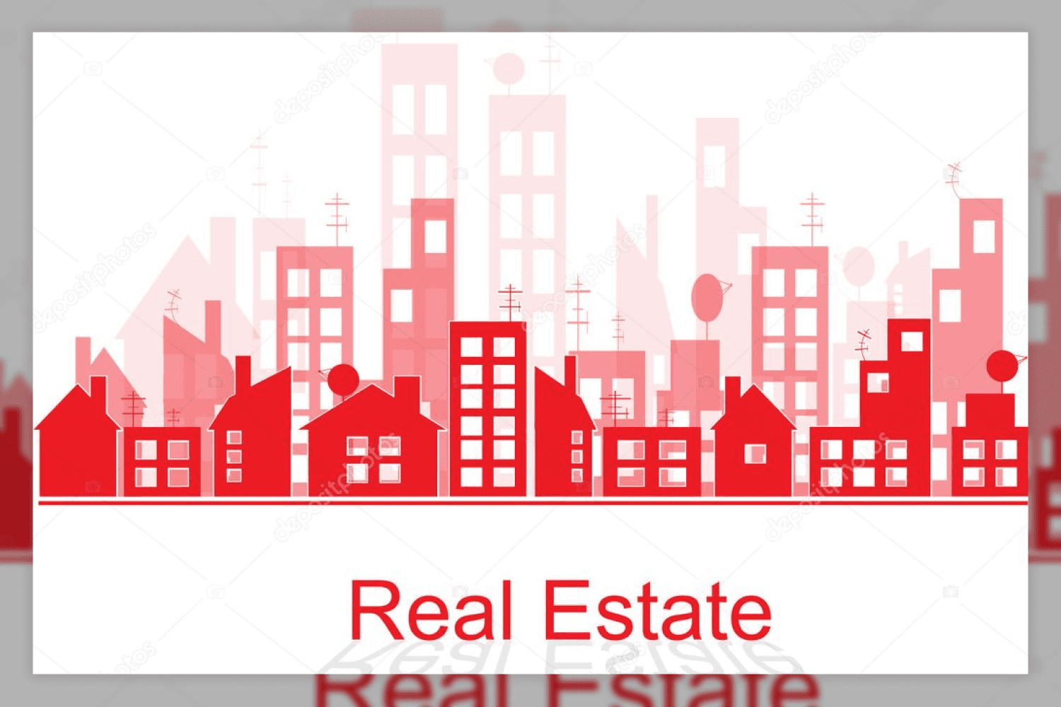 56 real estate red background 993