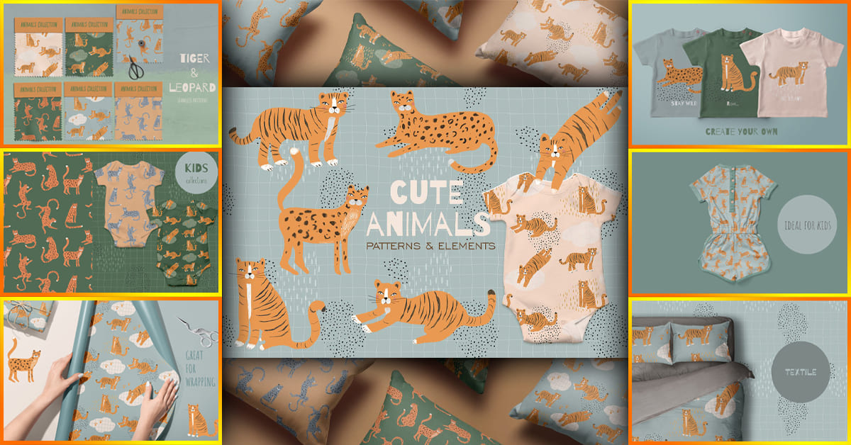 Wild Animals Patterns - Facebook.