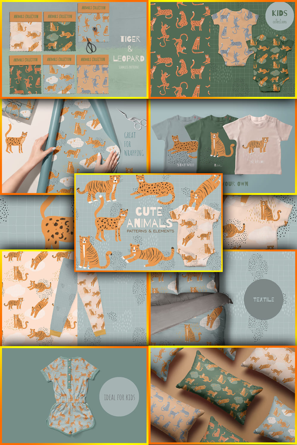 Wild Animals Patterns - Pinterest.