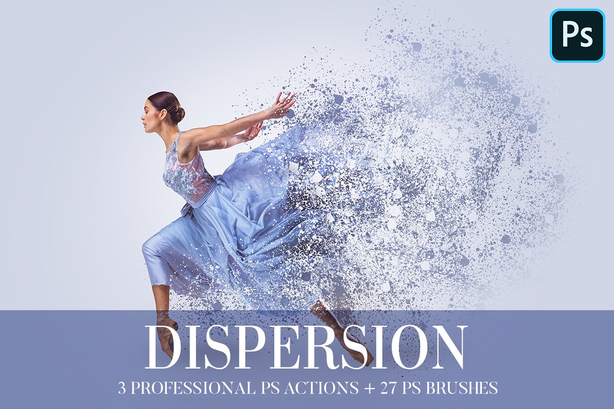 Cover image of Photoshop Actions - Dispersion.