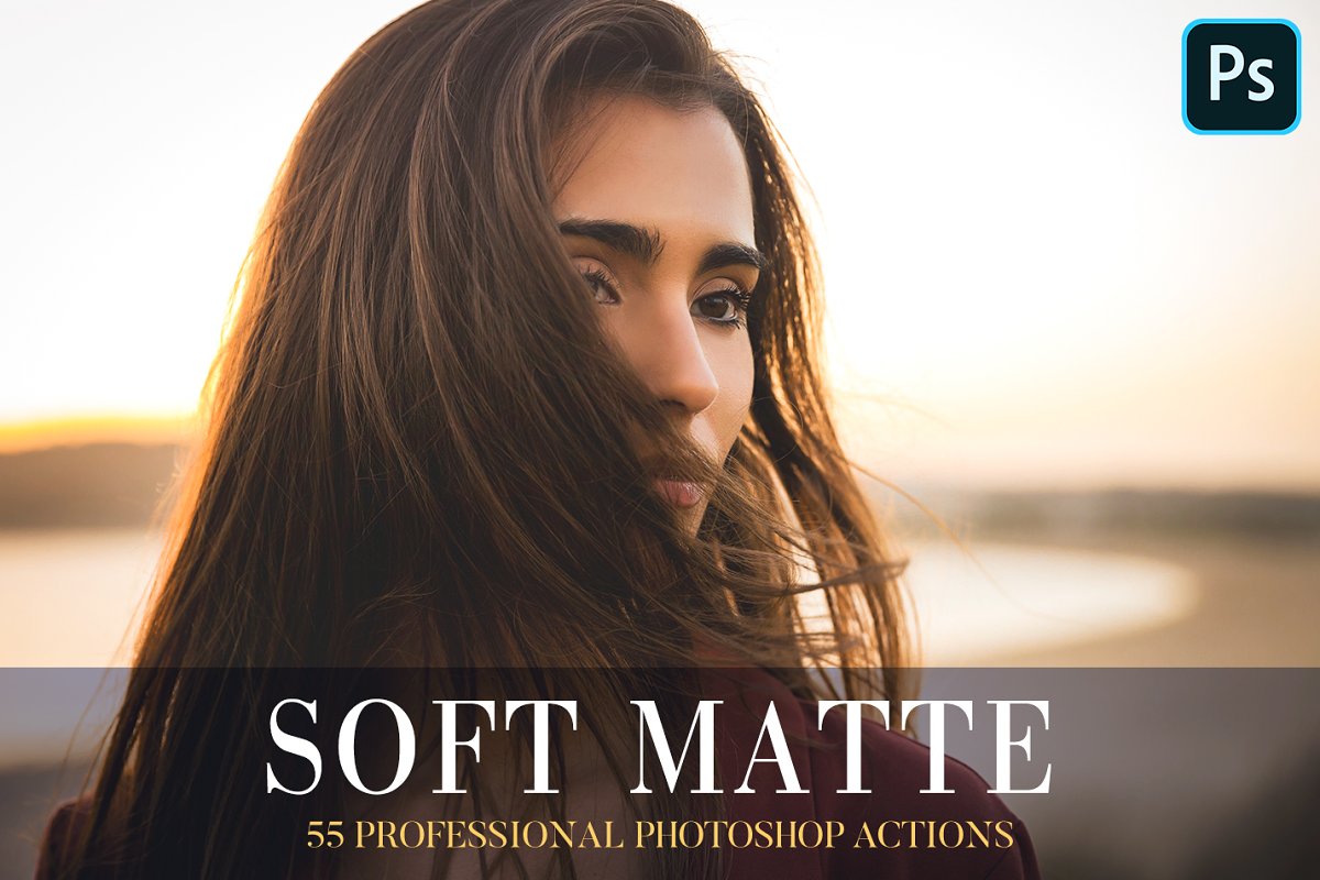 Cover image of Photoshop Actions - Soft Matte.