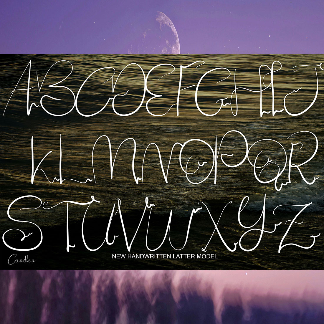 Antuan Batiah Signature Script Font Design preview image.