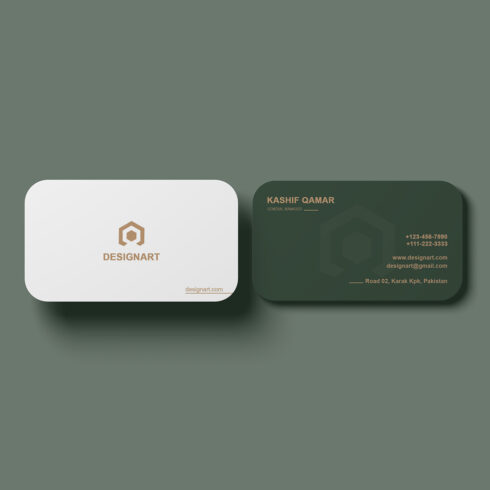 Modern and Clean Professional Business Card image cover.
