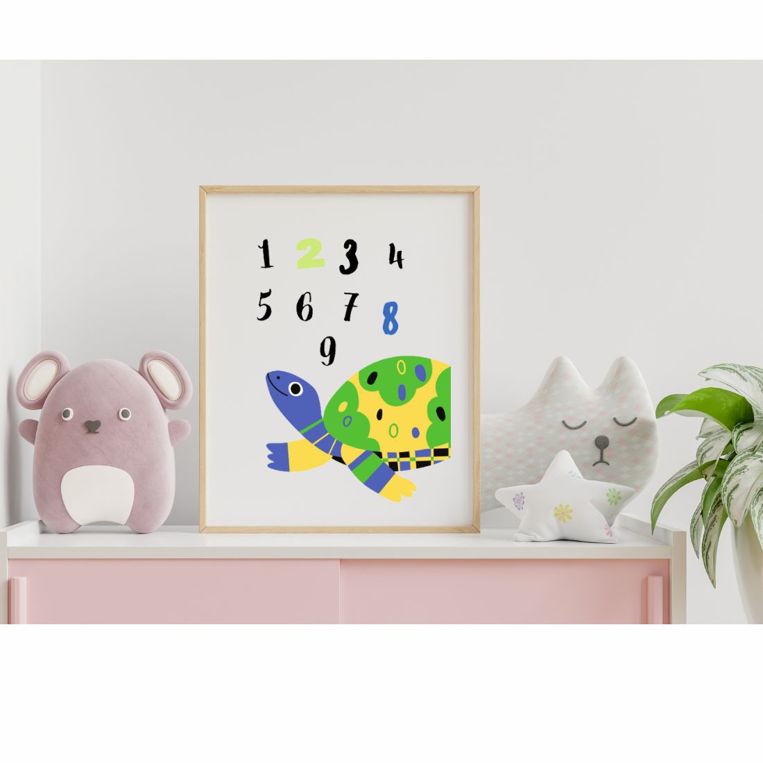 Minimalistic kid's poster.