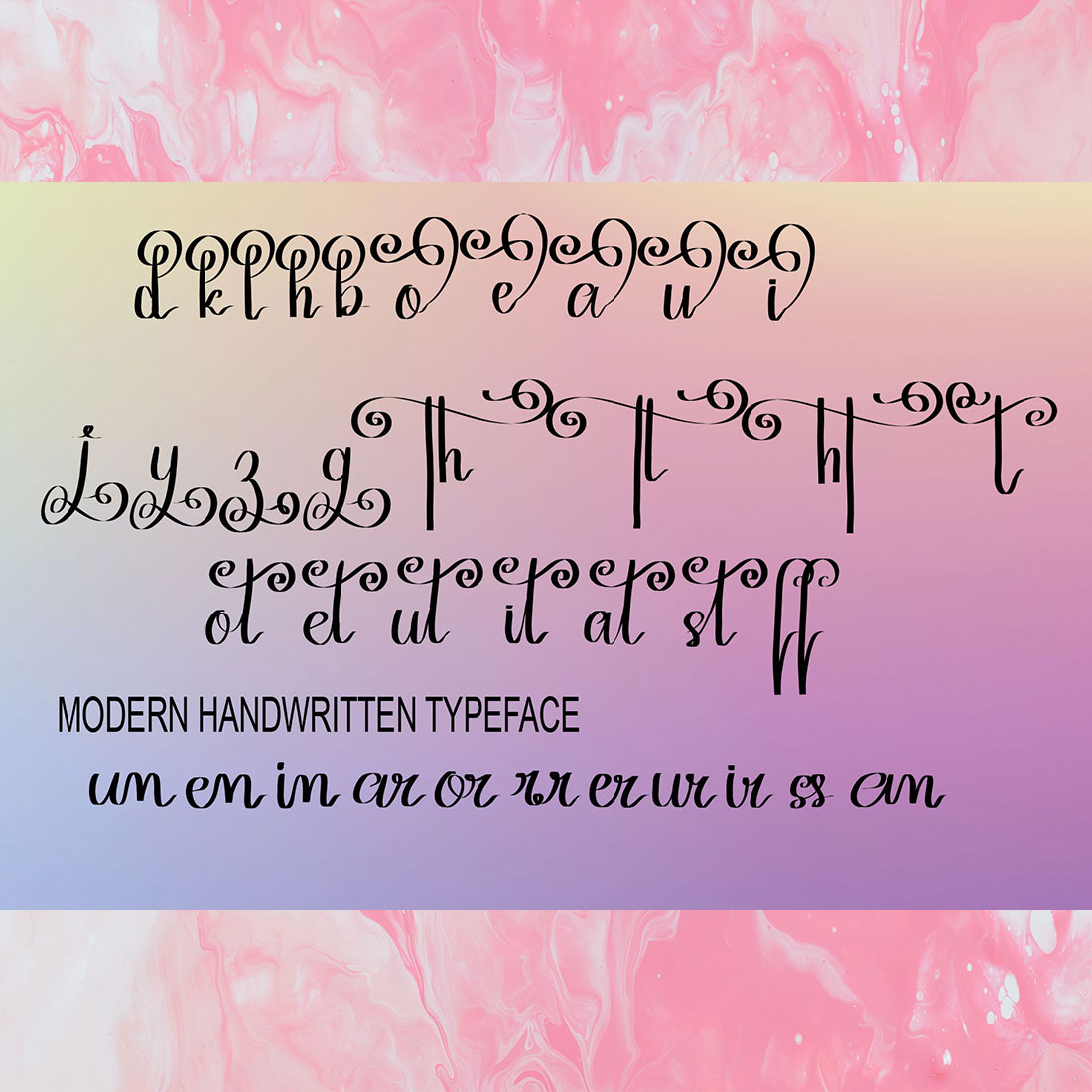 Signature Script Font Omjathyana Design preview image.