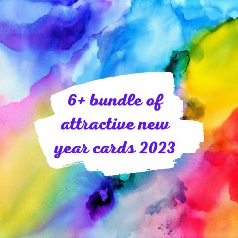 Attractive Bundle of New Year Cards cover image.