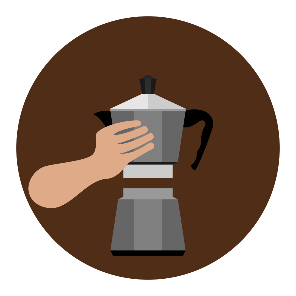 Percolator Coffee Instruction Vector Illustration Icons Set - MasterBundles