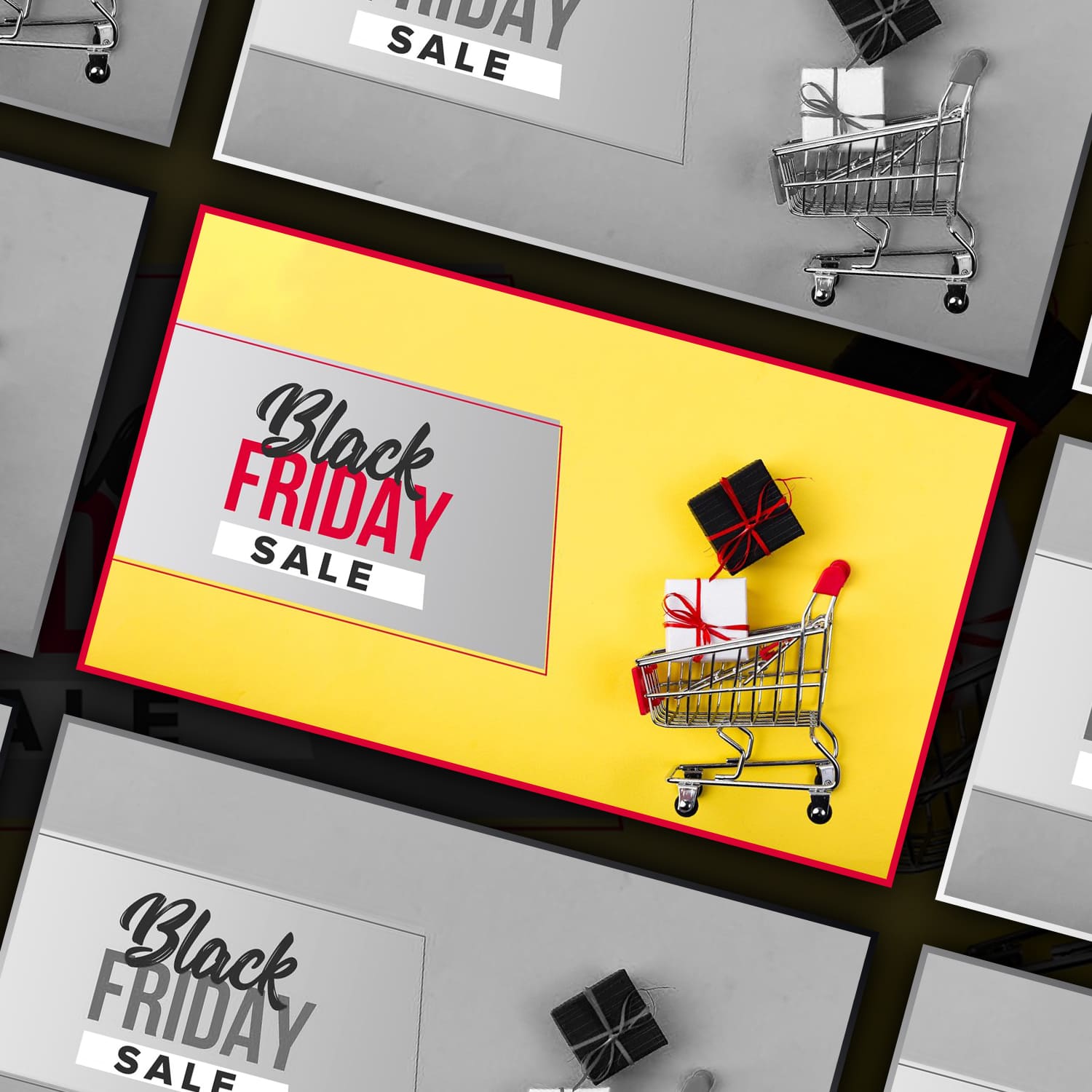 Corporate Black Friday Sale Banner Cover.