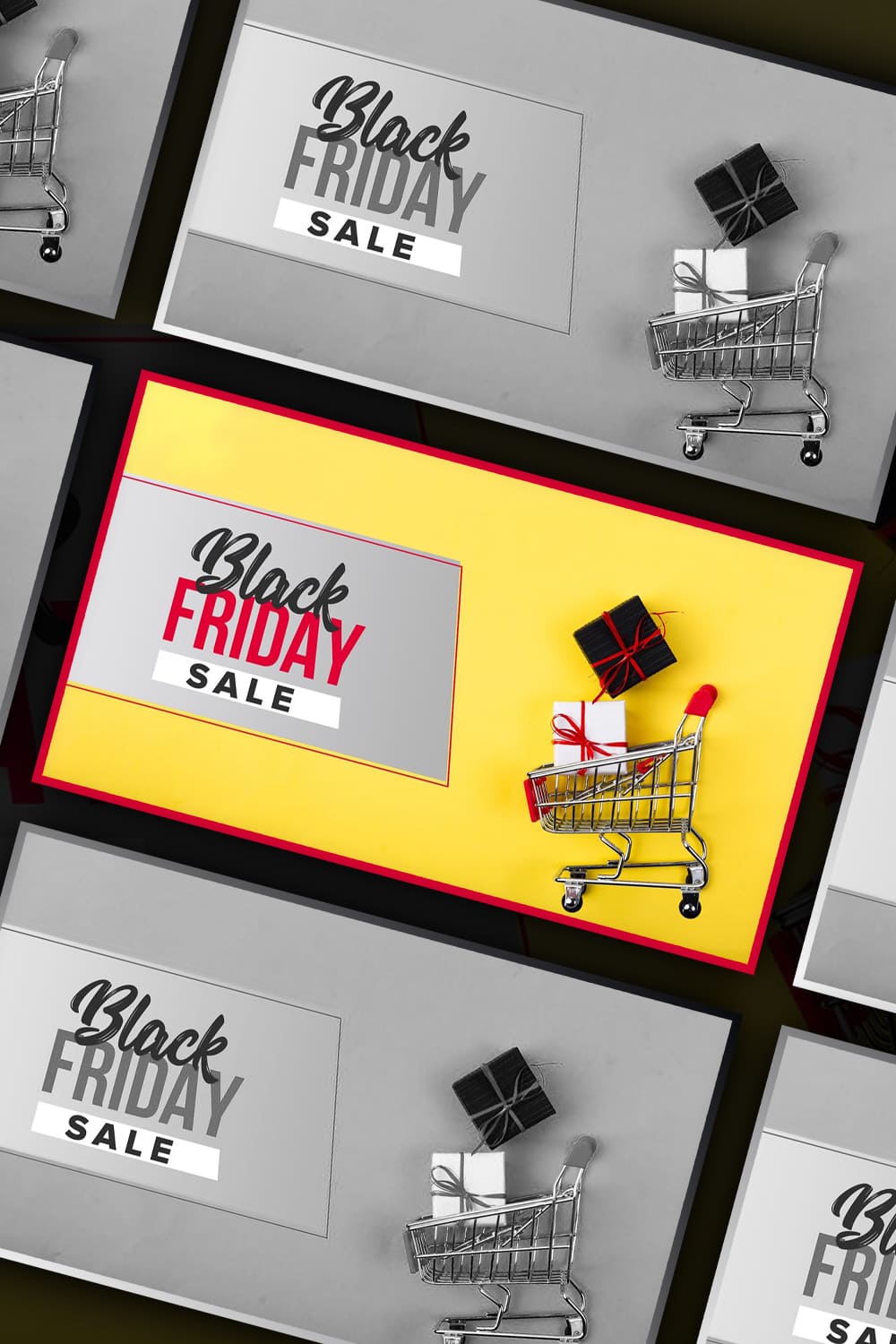 Corporate Black Friday Sale Banner - Pinterest.