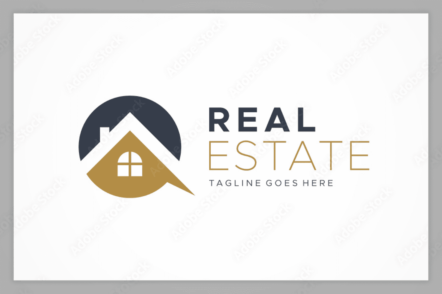 69 black gold real estate logo 8