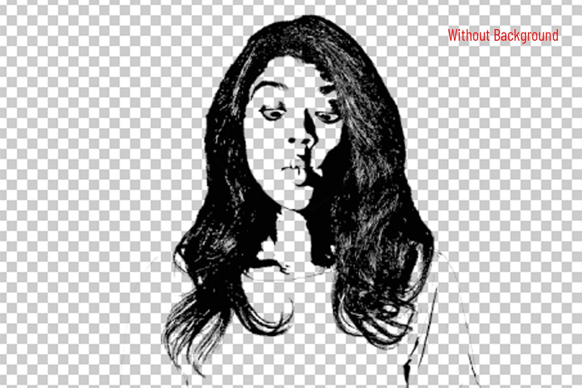 Tracing Portrait Photoshop Action - example 6.