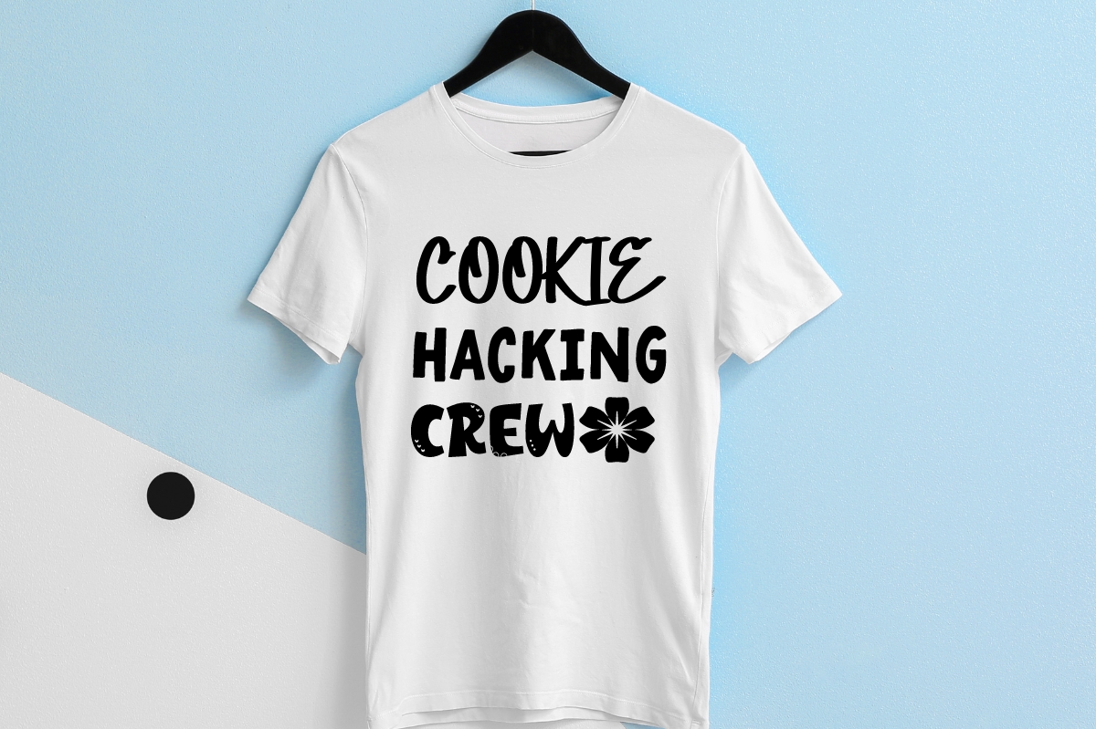 T-shirt Cookie Hacking Crew Design Bundle preview image.