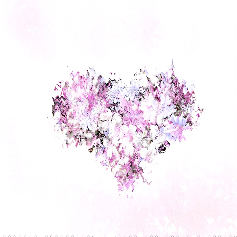 So cute heart flowers logo.