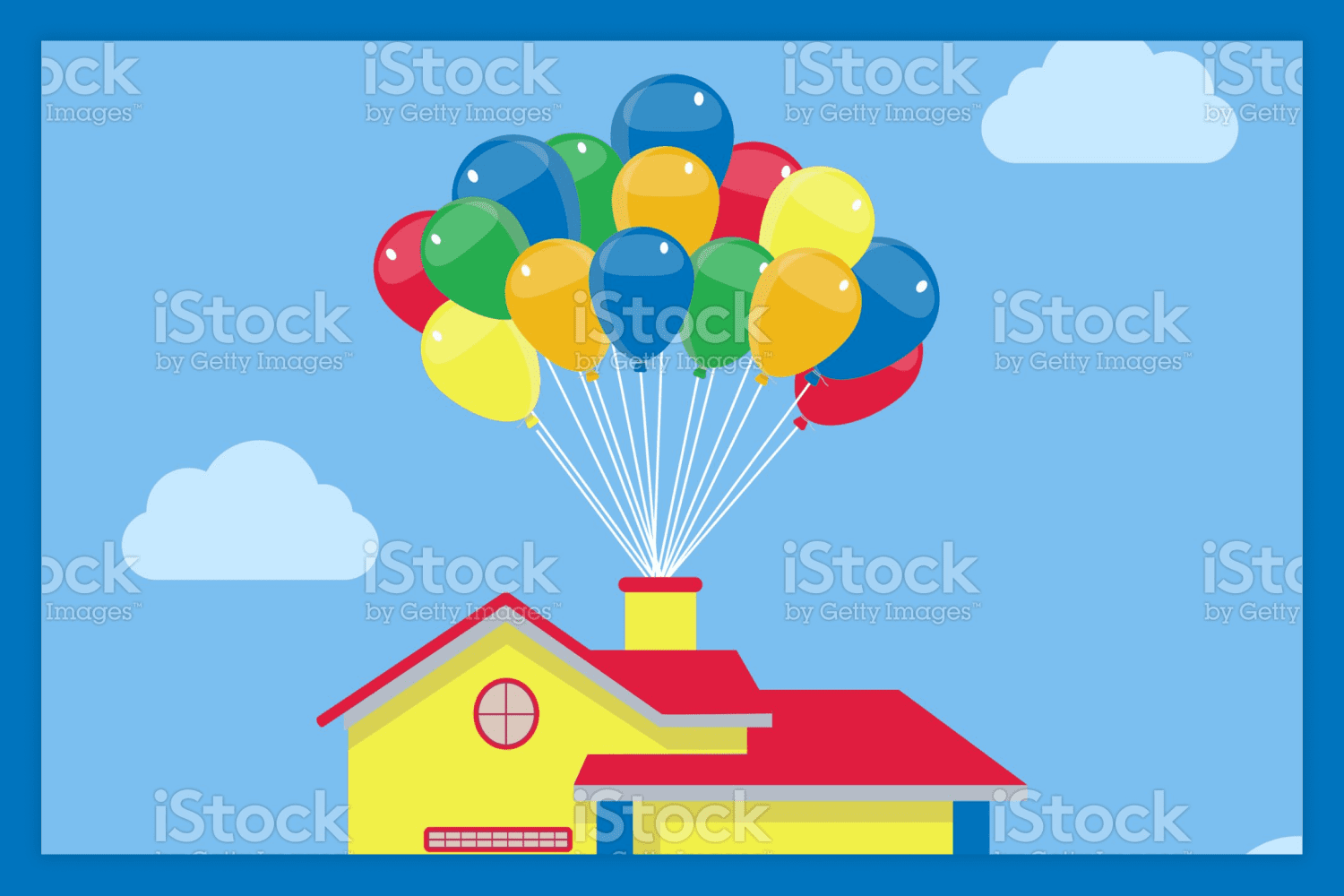 88 house flying with balloons 340