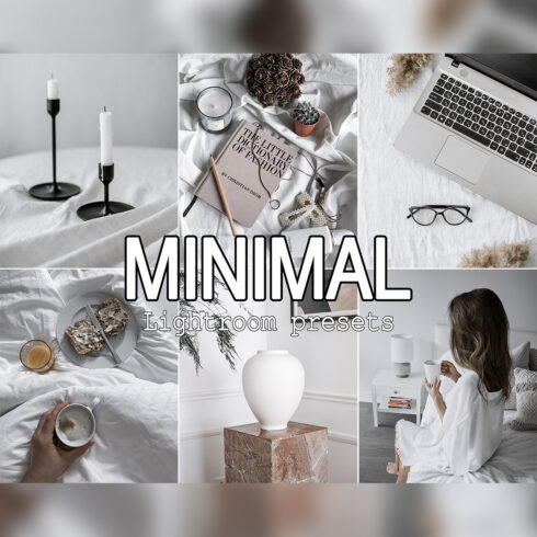 Minimal Mobile and Desktop Lightroom Presets cover image.