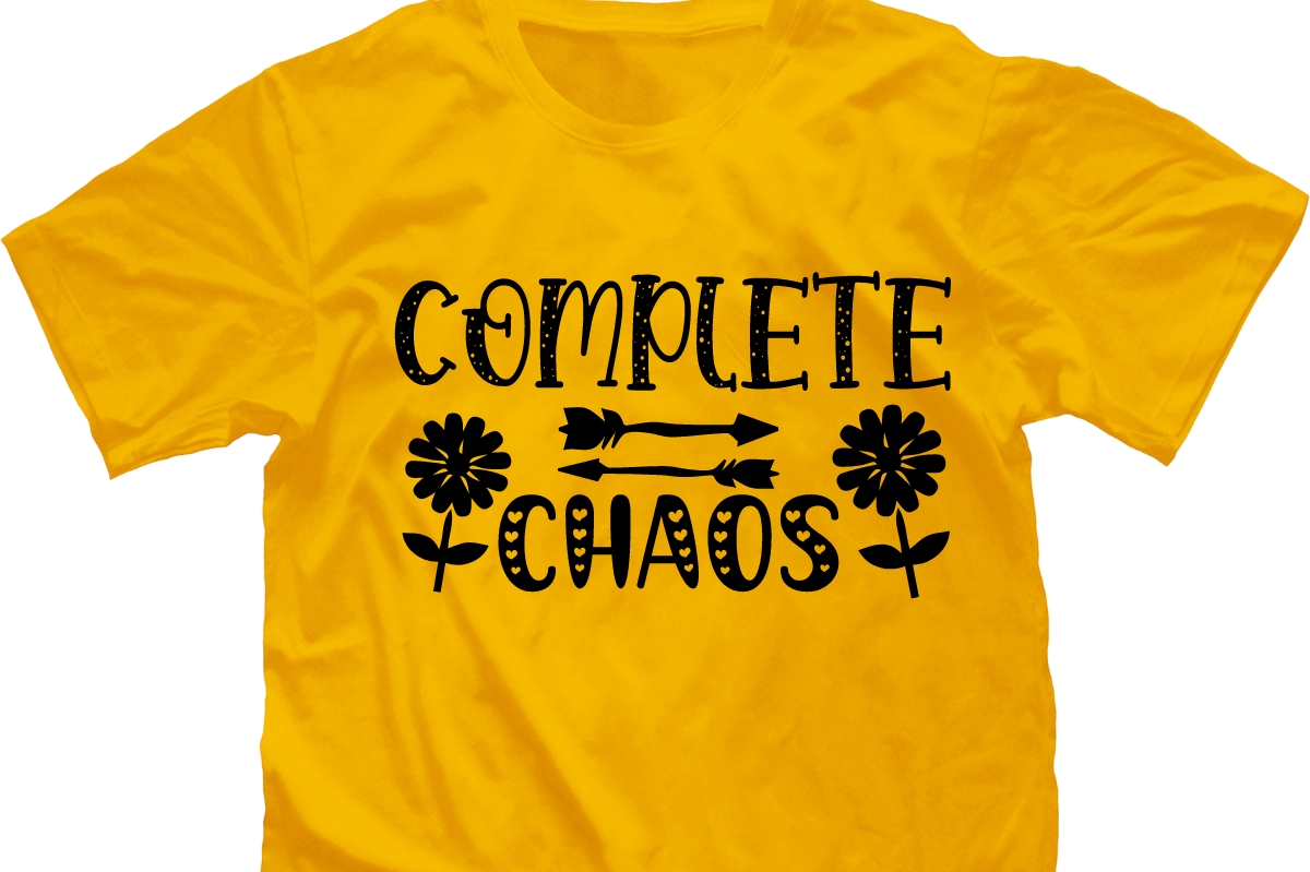 T-shirt Complete Chaos Design Bundle preview image.