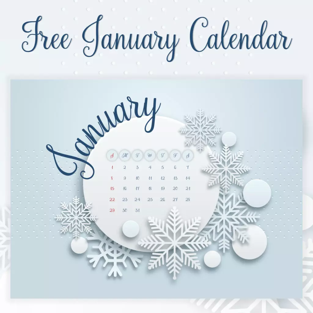 Free January Calendar – MasterBundles