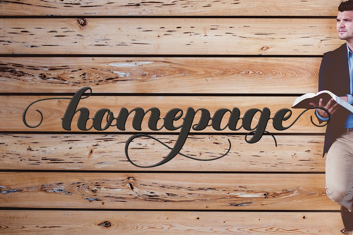 Great design for your homepage.