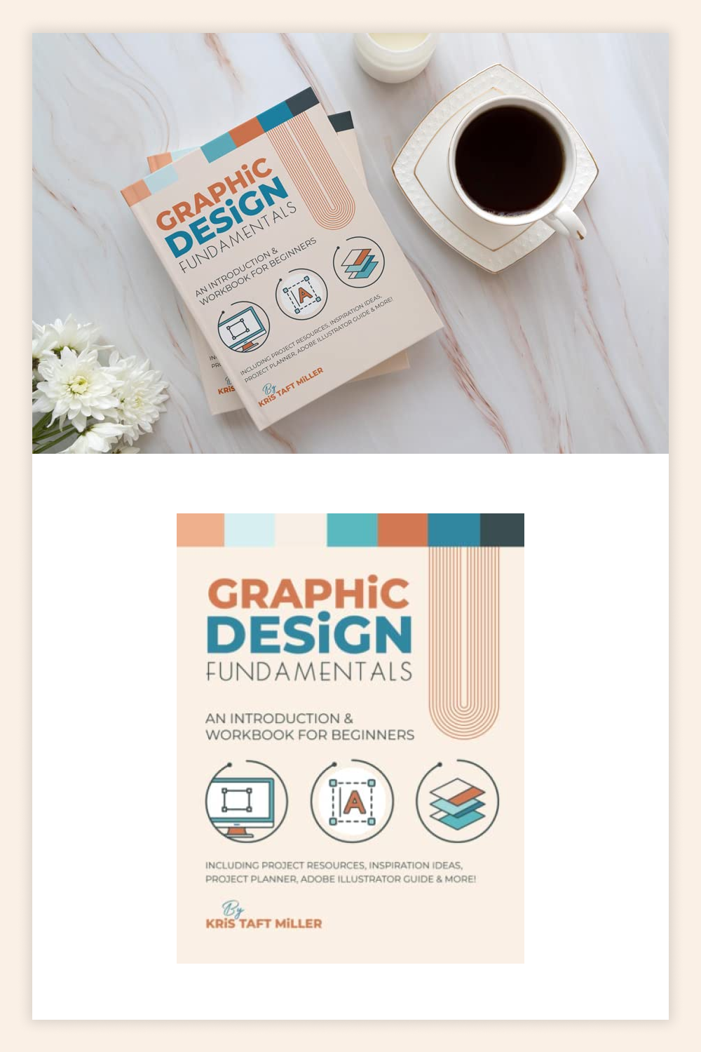 The book Graphic Design Fundamentals.