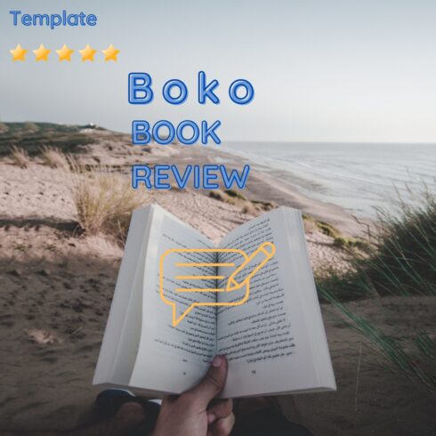 Booko Book Review Template cover image.