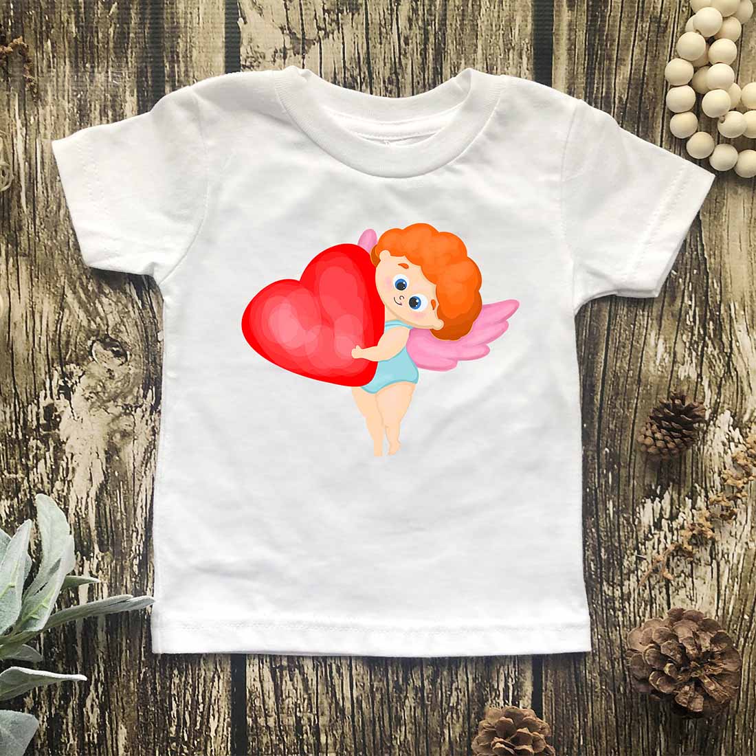 T-shirt Sublimation of Cupid in Love Design cover image.
