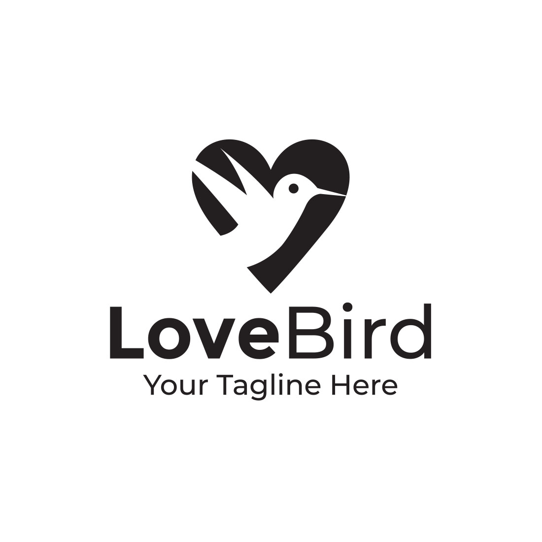 Love Bird Logo for your projects.