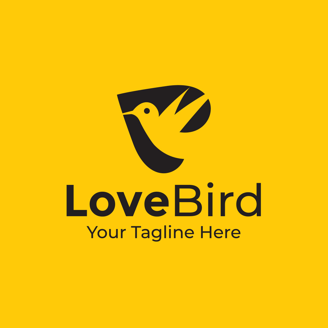 Love Bird Logo yellow version.