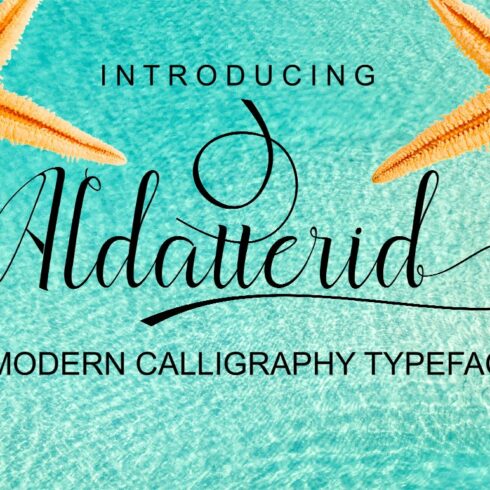 Charming Aldatterid font cover.