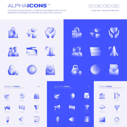 Alpha Icons Collection.