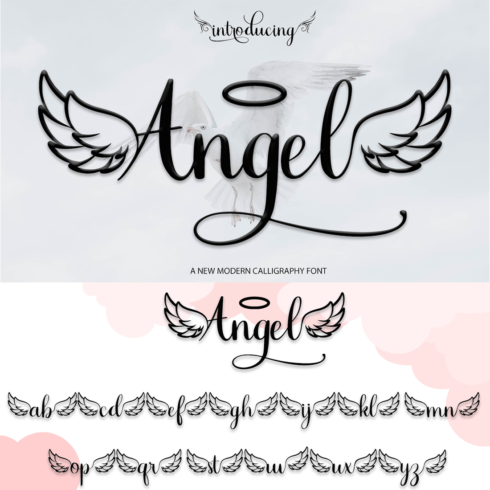 Script Font Angel Design cover image.