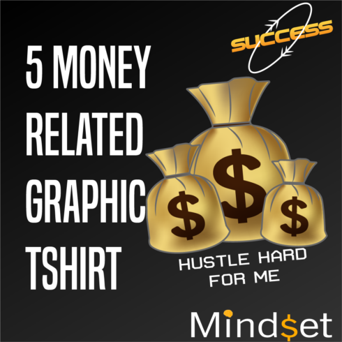 Money or Millionaire Related T-shirt Design cover image.