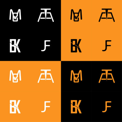 Letter Mark Logo Design Bundle cover image.