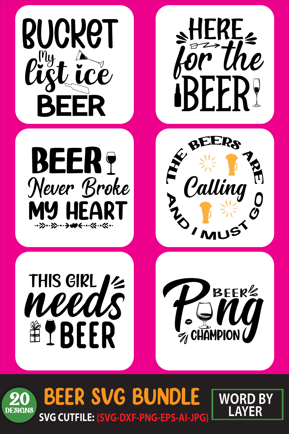 A selection of gorgeous images for prints on the theme of beer