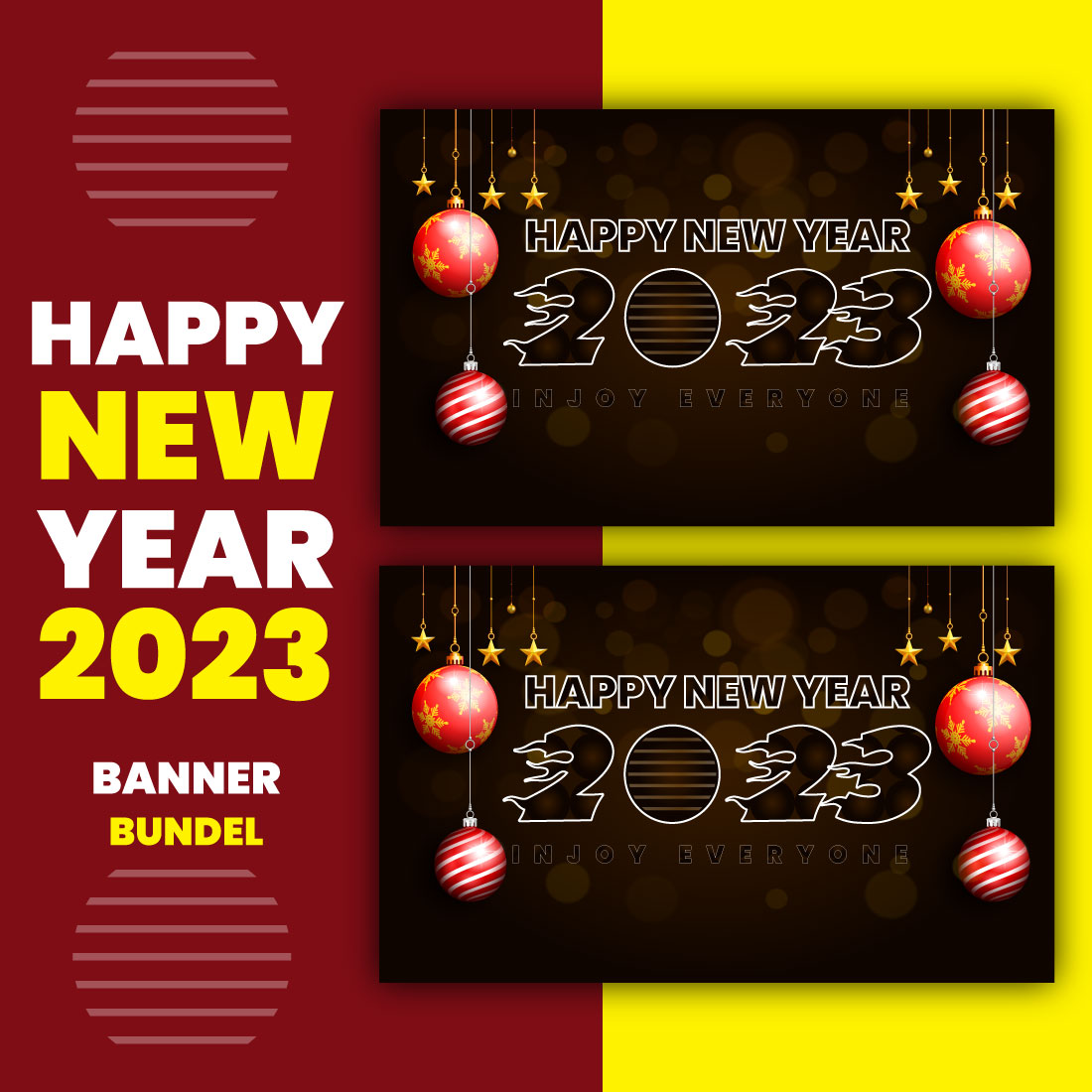 New Year Banner Design cover image.