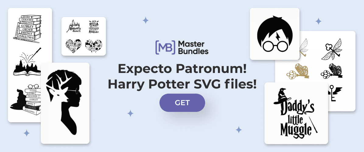 Banner for Harry Potter SVG.