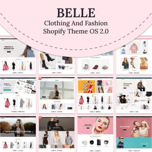 Belle - Clothing and Fashion Shopify Theme OS 2.0.