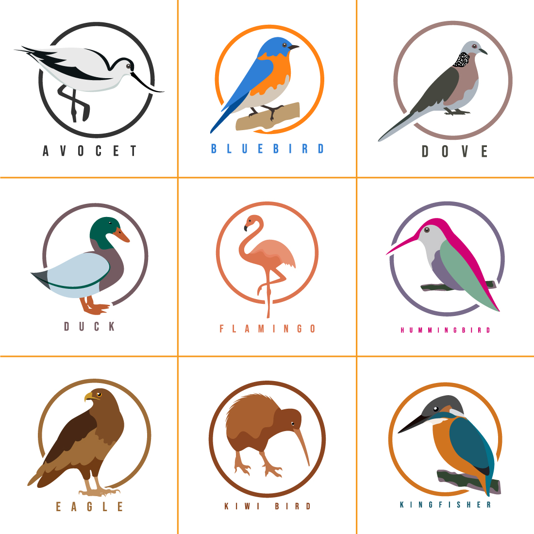 Bird Logo Design Template image cover.