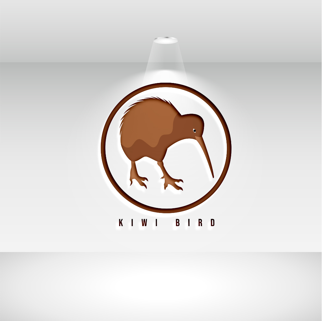 Bird Logo Design Template kiwi bird preview.