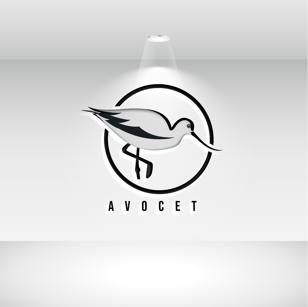 Bird Logo Design Template avocet preview.